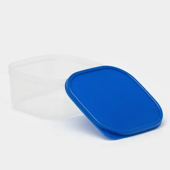 Контейнер квадратный Доляна, пищевой, 700 мл, цвет цвет синий Контейнер квадратный Доляна, пищевой, 700 мл, цвет цвет синий