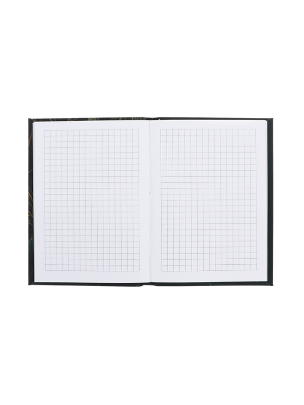 Блокнот А6, 64 листа в клетку &laquo;Черный стиль&raquo;, твёрдая обложка, глянцевая ламинация