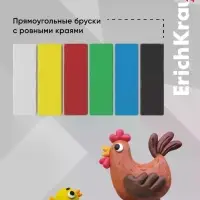Пластилин мягкий ErichKrause &laquo;Baby&raquo;, на растительной основе с Алоэ Вера, 10 цветов, со стеком, 200 г, в коробке