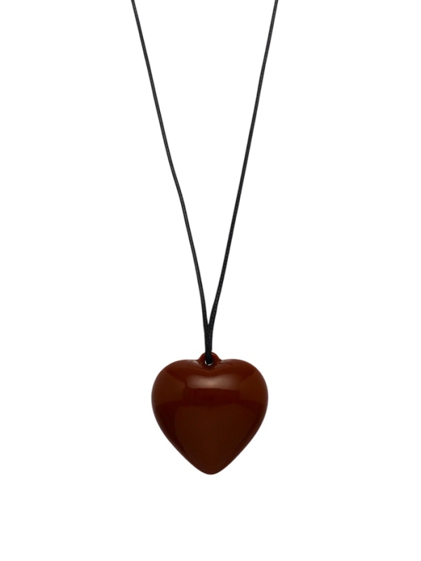 Портупея с кулоном «Сердечко», трансформер, коричневая, 150 см Портупея с кулоном «Сердечко», трансформер, коричневая, 150 см