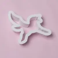 Формы для печенья Доляна &laquo;Праздник единорога&raquo;, набор 8 предметов, 9&times;6&times;1.5 см, пластик, белые