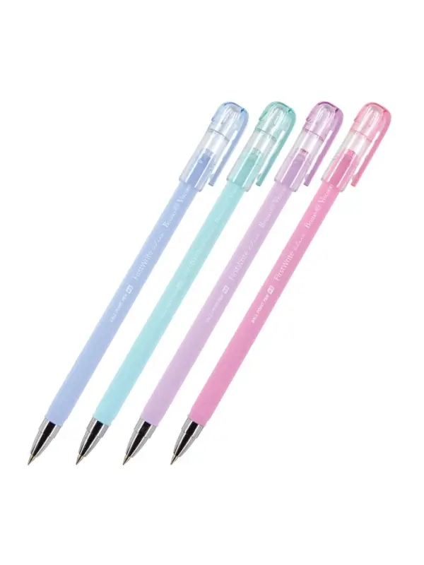 Ручка шариковая BrunoVisconti. FirstWrite. Zefir, синий стержень, узел 0.5 мм, матовый корпус, МИКС