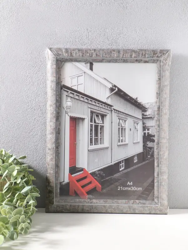 Фоторамка пластик формат А4 "Марокканская мозаика" оттенки коричневого 35,7х27х2 см