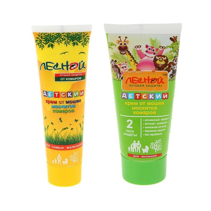 Крем репеллентный Детский Крем репеллентный Детский "Лесной", евротуба, 100 мл
