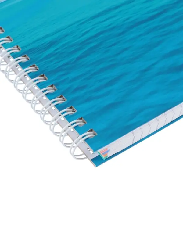 Тетрадь с тв/обл 120л А4 кл Hatber Тетрадь с тв/обл 120л А4 кл Hatber "Белеет парус", на гребне, многоцв, перфорац, S-touch