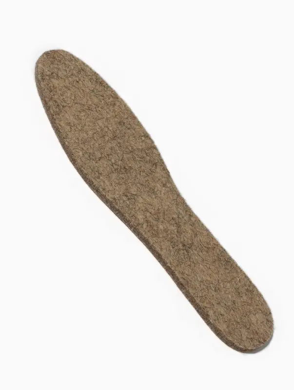 Стельки для обуви, утеплённые, универсальные, р-р RU до 46 (р-р Пр-ля до 47), 29 см, пара, коричневые