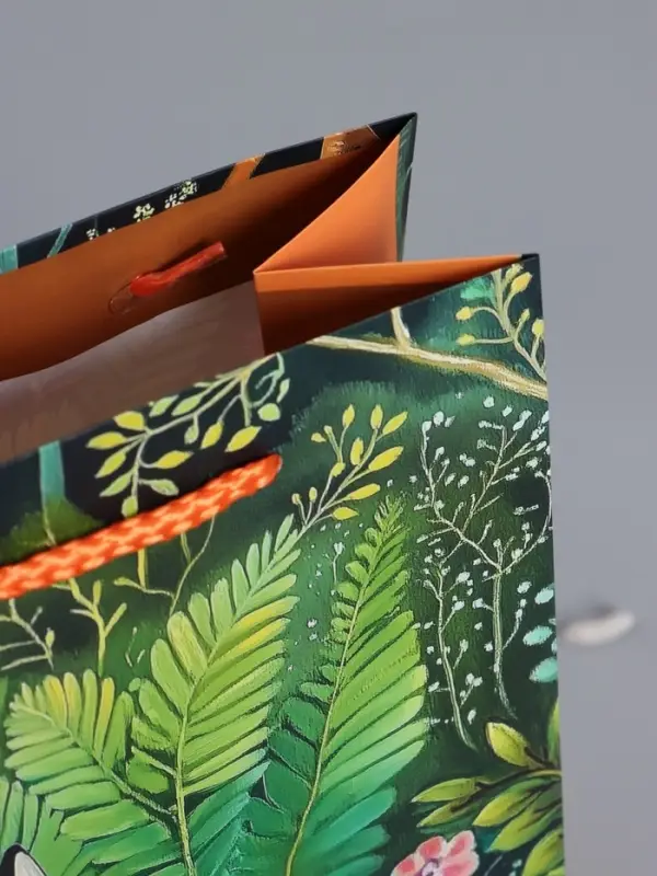 Пакет подарочный "Лесные жители" ламинированный 18 х 22,3 х 10 см