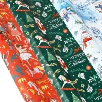 Набор бумаги упаковочной &laquo;Новогоднее настроение&raquo;, 3 листа, 70&times;100 см