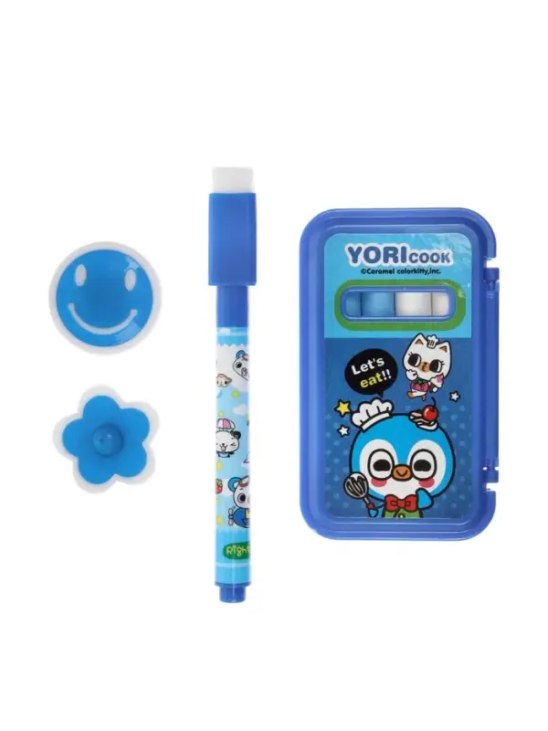 Доска магнитная двухсторонняя, под маркер и мел на подставках (мел, маркер, магниты), МИКС