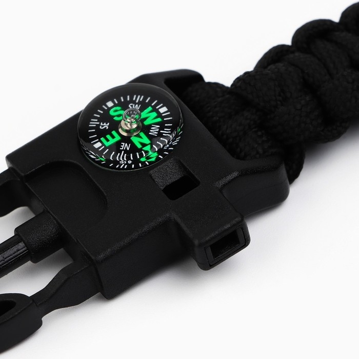 Браслет для выживания «Стальной характер», 26 х 2,5 см. Браслет для выживания «Стальной характер», 26 х 2,5 см.