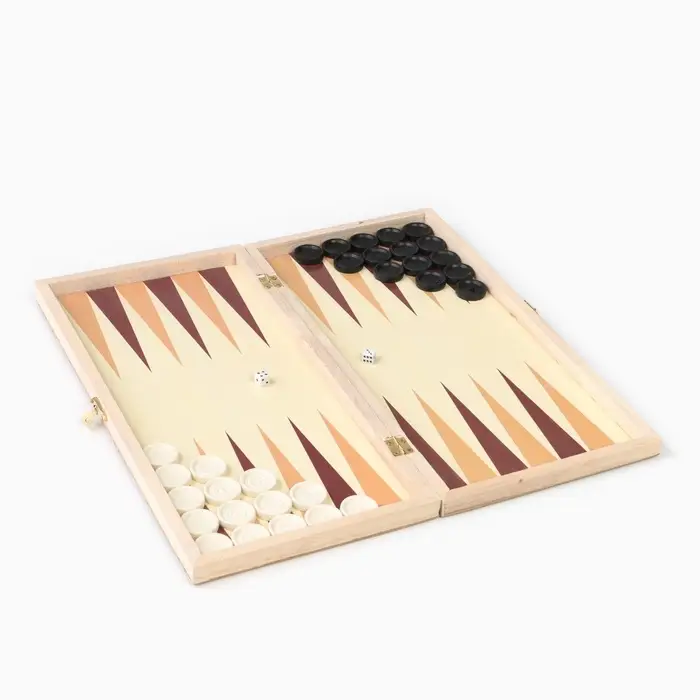 Нарды &laquo;Лабарт&raquo;, деревянная доска 34&times;34 см, с полем для игры в шашки