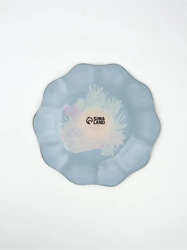 Тарелка плоская новогодняя &laquo;Апельсины&raquo;, d=20 см