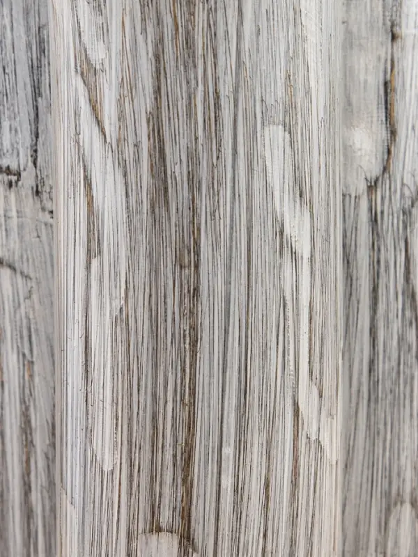 Свеча в бамбуке тройная, 15×13×30 см, 100 мл, серая