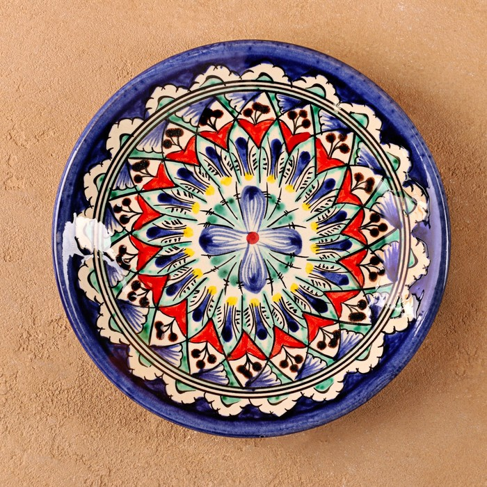 Набор для блинов Риштан, 7 предметов: тарелка 25см, 6 тарелок 15см Набор для блинов Риштан, 7 предметов: тарелка 25см, 6 тарелок 15см