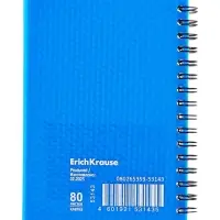 Тетрадь на спирали ErichKrause. Glance Vivid А6, 80 листов, в клетку, пластиковая обложка, блок офсет, МИКС