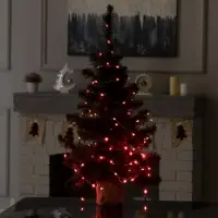 Умная гирлянда &laquo;Нить&raquo; 10 м, роса, IP20, серебристая нить, 100 LED, управление с приложения, свечение RGB, USB