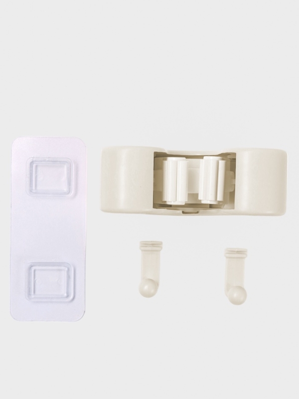 Держатель для швабр настенный самоклеящийся, 11,8х6,3х4,5 Держатель для швабр настенный самоклеящийся, 11,8х6,3х4,5