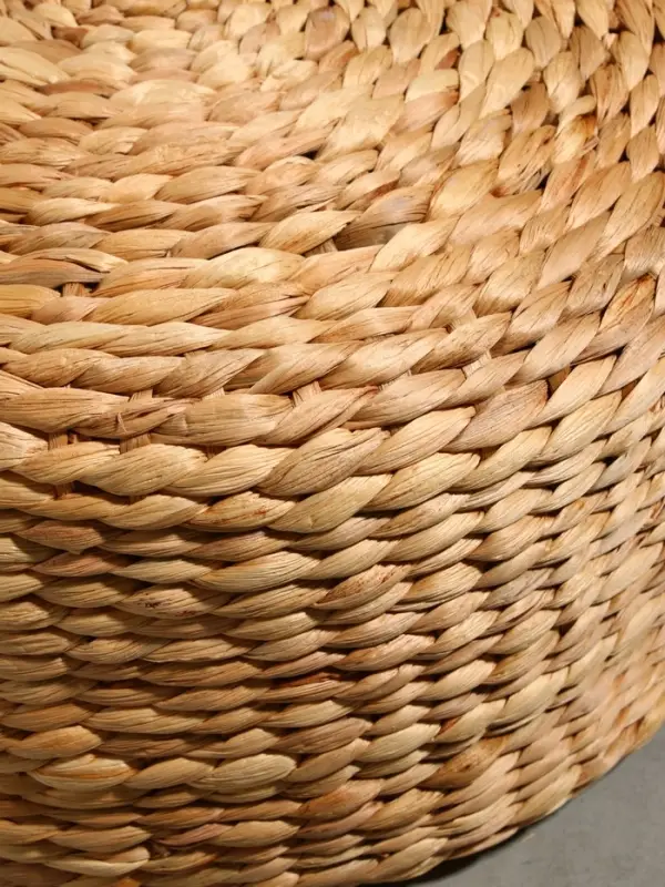 Пуфик 40х40х20 см, водный гиацинт