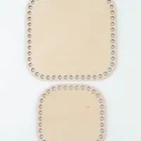 Донышки для вязания, квадрат, 2 шт., малый 15&times;15 см, большой 20&times;20 см