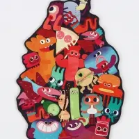 Ум и Хрум Деревянный пазл &laquo;Веселые друзья&raquo; 22 детали