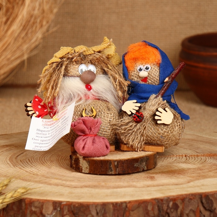 Оберег «Неразлучники», семейный, микс Оберег «Неразлучники», семейный, микс