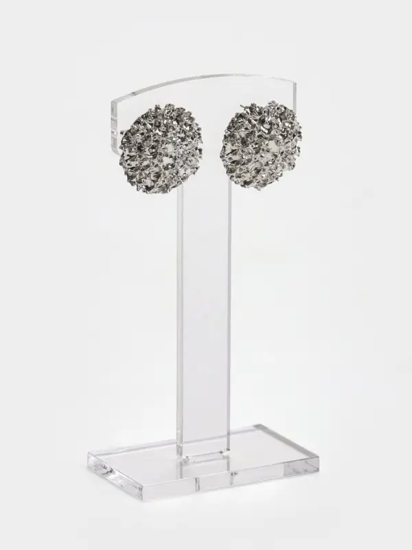 Подставка под серьги на 2 пары, 5×3×10 см, оргстекло 2 мм Подставка под серьги на 2 пары, 5×3×10 см, оргстекло 2 мм