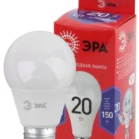 Лампа светодиодная LED 20 Вт 1600Лм 6500К груша холодный E27 220-240В LED A65-20W-865-E27 Red Line