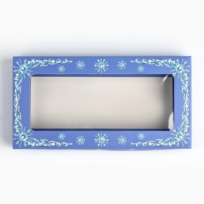 Коробка для шоколада «Снежная сказка», с окном, 16.4 х 8.4 х 1.7 см Коробка для шоколада «Снежная сказка», с окном, 16.4 х 8.4 х 1.7 см