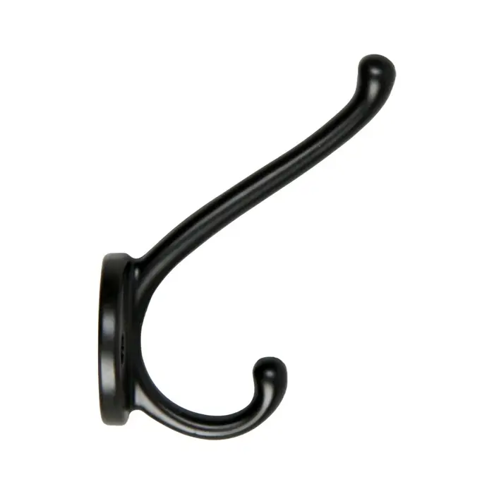 Крючок мебельный CAPPIO LINE, двухрожковый, цвет черный