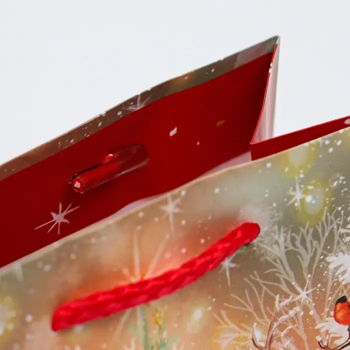 Пакет подарочный «Зверята у ёлки», 11.5×14.5×6.5 см Пакет подарочный «Зверята у ёлки», 11.5×14.5×6.5 см