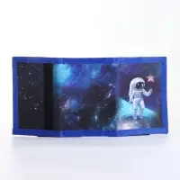 Кошелёк детский &laquo;Космос&raquo;, на липучке, Выбражулька, синий