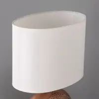 Лампа настольная RISALUX &laquo;Аико&raquo;, 15 Вт, Е14, коричневая, 25&times;15&times;37 см