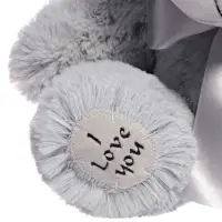 Мягкая игрушка &laquo;Медведь Тед&raquo;, цвет пепельный, 38 (68) см