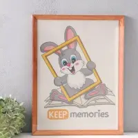 Фоторамка дерево 30х40 см, орех №2 (пластиковый экран)