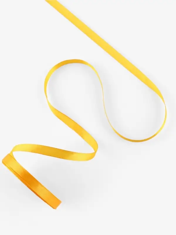 Лента атласная, 10 мм, 23±1 м, жёлто-оранжевая №17 Лента атласная, 10 мм, 23±1 м, жёлто-оранжевая №17