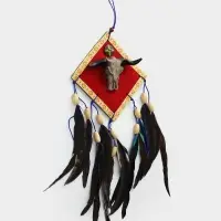 Ловец снов &laquo;Череп буйвола&raquo;, 20&times;4&times;35 см, МИКС