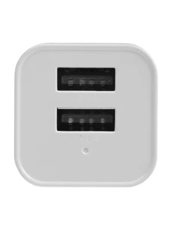 Автомобильное зарядное устройство, 2 USB, 2.1 А/1 А, МИКС