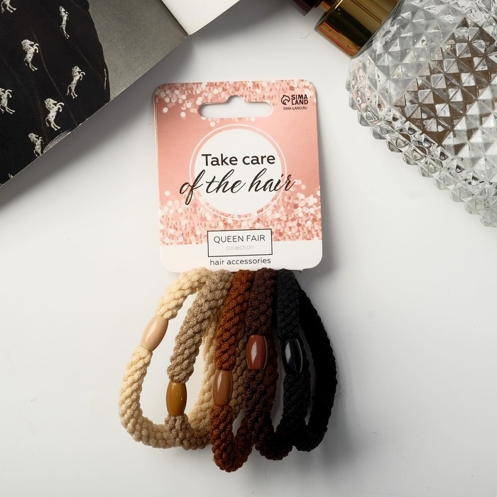 Резинка для волос Резинка для волос "Спорт экстра" (набор 5 шт) классика, 5 см