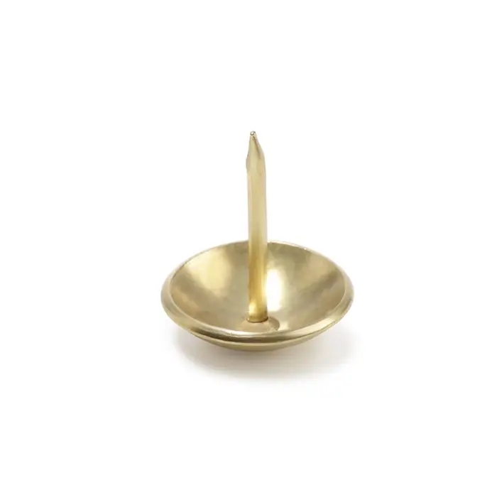 Гвозди ТУНДРА, декоративные, обивочные, 19&times;22 мм, золото, 200 шт.