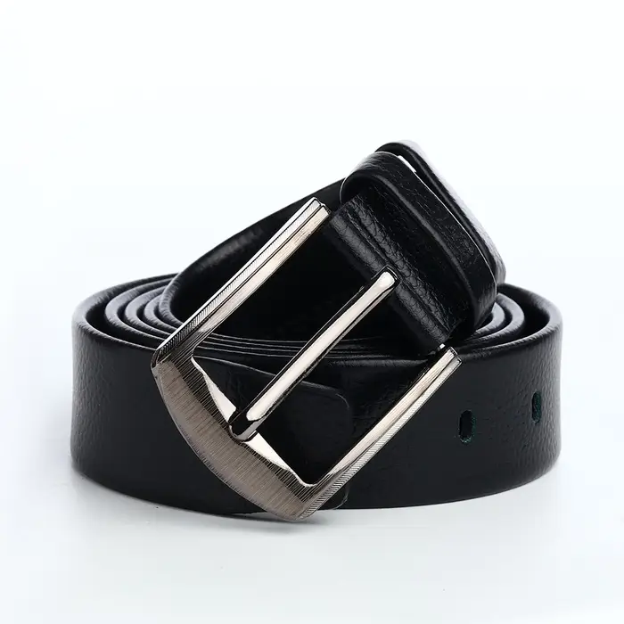 Ремень мужской &laquo;Великан&raquo; для полных, винт, ширина 3.5 см, пряжка металл, чёрный