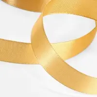Лента атласная, 20 мм, 23&plusmn;1 м, золотисто-бежевая №186