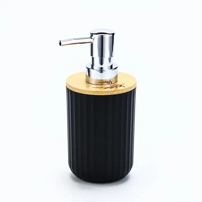 Дозатор для жидкого мыла, черный, 350 мл