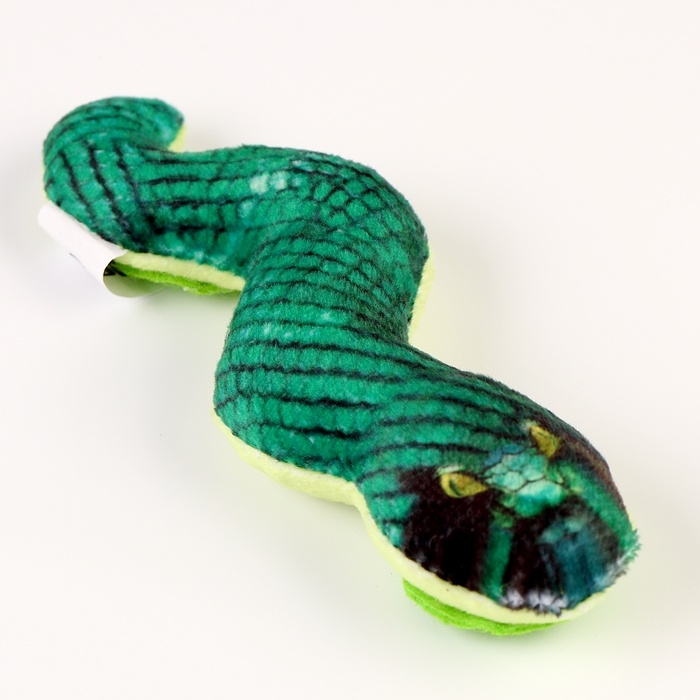 Магнит новогодний мягкий «Змея», зеленая Магнит новогодний мягкий «Змея», зеленая