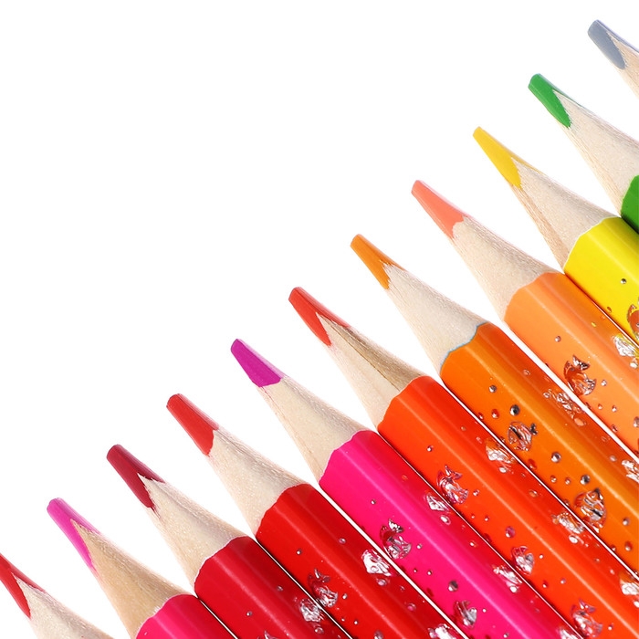 Карандаши 12 штук/24 цвета, в картонной коробке, шестигранные, деревянные, Акула Карандаши 12 штук/24 цвета, в картонной коробке, шестигранные, деревянные, Акула