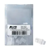 T011 T10/белый/ (W2.1x9.5d) 1LED усечённая W5W,10 шт.