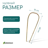 Дуга для подвязки растений, h=40 см, бамбук, Greengo