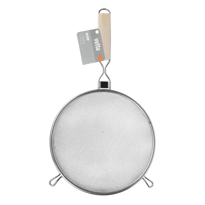 VETTA Ретро Сито с ободом и ручкой 21см, двойная сеть, нерж.сталь