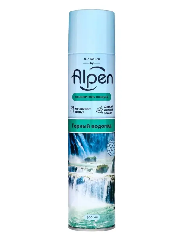 Освежитель воздуха Alpen, Горный водопад, 300 мл