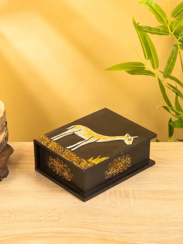 Шкатулка "Жираф" 19х15х7 см, МДФ