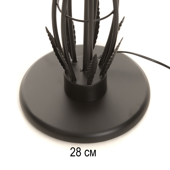 Торшер  Торшер "Букет" 8хE27 40Вт черный 35х28х168 см